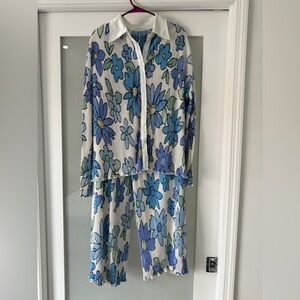 💙 Peppermayo Floral Pleated Set – Size 10 💙